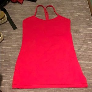 lululemon athletica Tops - Lululemon Power Y Tank Red lululemon athletica Tops - Lululemon Power Y Tank Red